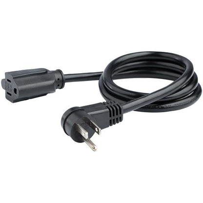 Cable de Extensión de Alimentación StarTech.com PAC101R3 | 0.9m, Acodado Nema 5-15P a Nema 5-15R