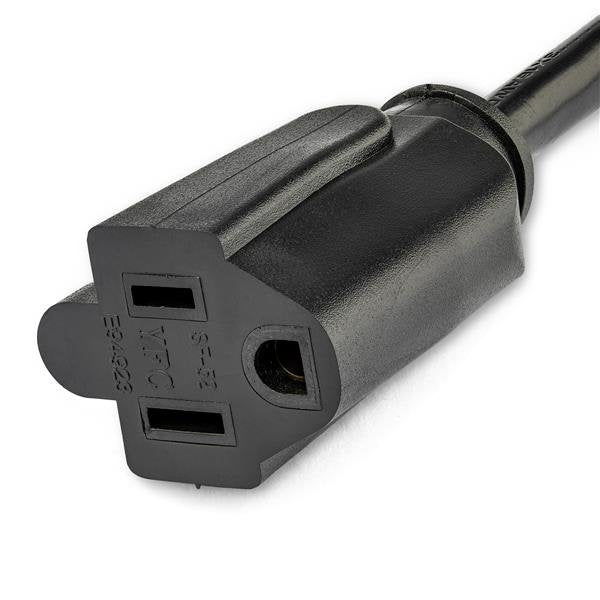Cable de Extensión de Alimentación StarTech.com PAC101R3 | 0.9m, Acodado Nema 5-15P a Nema 5-15R