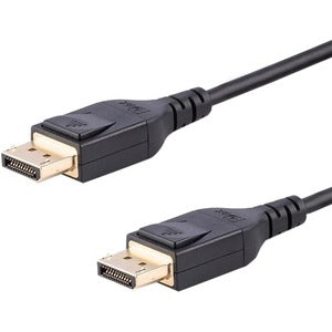 Startech.com Cable Displayport 1.4 de 2m - Certificado Vesa 8k 60hz Hbr3 Hdr Super HD - Ultrahd 4k 120hz - Cable Delgado de Video Dp 1.4 - Cable For Computadora de Escritorio, Monitor, Tv, Proyector,