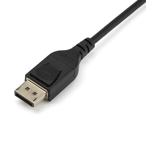 Startech.com Cable Displayport 1.4 de 2m - Certificado Vesa 8k 60hz Hbr3 Hdr Super HD - Ultrahd 4k 120hz - Cable Delgado de Video Dp 1.4 - Cable For Computadora de Escritorio, Monitor, Tv, Proyector,