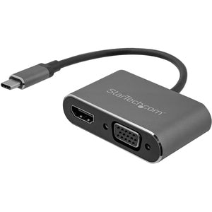 Adaptador USB-C StarTech.com CDP2HDVGA | 4K 30Hz, VGA y HDMI 2en1