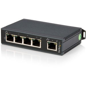 Startech.com Switch Conmutador Industrial Ethernet de 5 Puertos Rj45 de Montaje en Riel Din - 2 Capa Compatible - 2.12w Power Consumption - Par Trenzado - Montable en Raíl