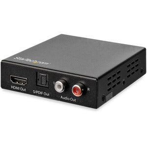 Divisor de Audio y Video HDMI StarTech.com HD202A | Compatible con 4K 60Hz, Audio Óptico Toslink