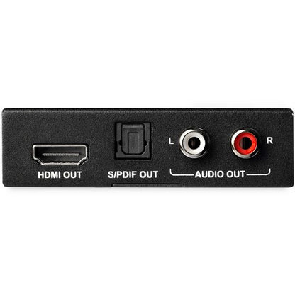 Divisor de Audio y Video HDMI StarTech.com HD202A | Compatible con 4K 60Hz, Audio Óptico Toslink