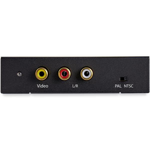 Startech.com Convertidor HDMI a Rca con Audio - Adaptador de Video Compuesto - Ntsc/pal - 1080p - Caja Convertidora para Puertos de Salida Amarillo Blanco y Rojo - Funciones: Conversión de Señal -