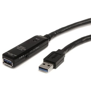 Cable Extensor USB 3.0 StarTech.com USB3AAEXT10M | 10m, 5Gbps Superspeed, Apantallado