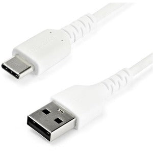 Cable USB StarTech.com RUSB2AC1MW | Carga Rápida 3A, 1m Tipo C Blanco