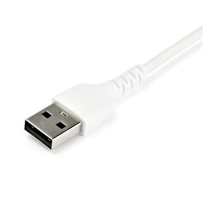 Cable USB StarTech.com RUSB2AC1MW | Carga Rápida 3A, 1m Tipo C Blanco