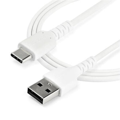 Cable USB StarTech.com RUSB2AC1MW | Carga Rápida 3A, 1m Tipo C Blanco