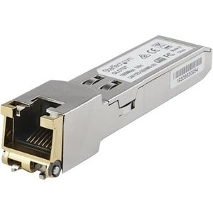 Startech.com Sfp Compatible Sfp-1ge-fe-e-t de Juniper - 1000BASE-T - Sfp a Rj45 Cat6 / Cat5e - Sfp Ethernet Gigabit 1GB - Rj45 - 100m - para Redes de Datos - Par Trenzadogigabit Ethernet - 1000BASE-T