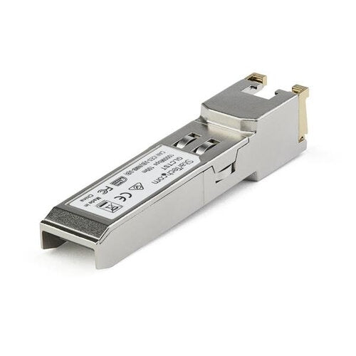 Startech.com Sfp Compatible Sfp-1ge-fe-e-t de Juniper - 1000BASE-T - Sfp a Rj45 Cat6 / Cat5e - Sfp Ethernet Gigabit 1GB - Rj45 - 100m - para Redes de Datos - Par Trenzadogigabit Ethernet - 1000BASE-T