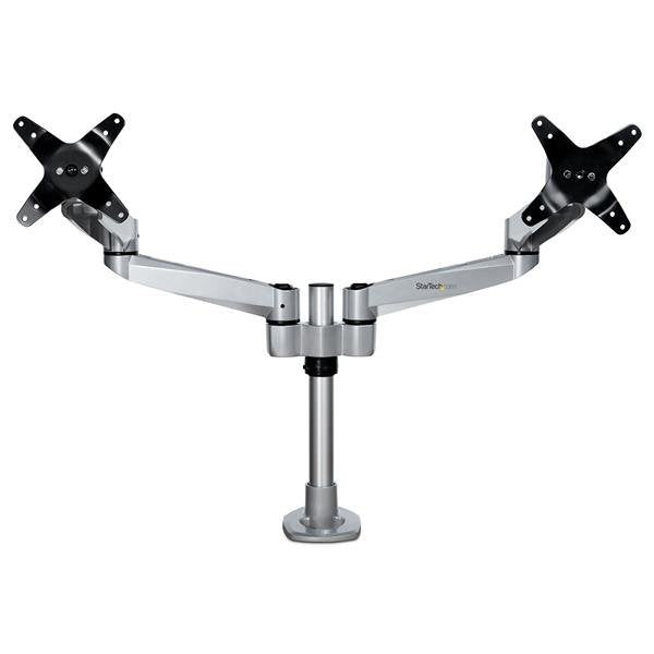 Soporte de Monitores StarTech.com ARMDUALPS | Para Dos Pantallas de Hasta 30", Montaje Ajustable