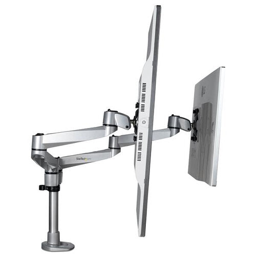 Soporte de Monitores StarTech.com ARMDUALPS | Para Dos Pantallas de Hasta 30", Montaje Ajustable