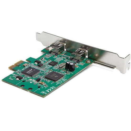 Adaptador Tarjeta StarTech.com PEX1394A2V2 | 2 Puertos Firewire 400, Compatible con Windows y Mac