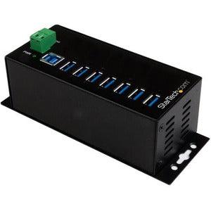 Startech.com Concentrador Industrial USB 3.0 de 7 Puertos - 5gbps - Adaptador de Alimentación - Protección de Descargas de 350w & Esd - Soporte Uasp - 7 Total USB Port(s) - 7 Puerto(s) USB 3.1 - Pc