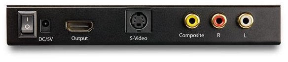 Adaptador StarTech.com VID2HDCON2 | Conversión de Video Compuesto a HDMI, 1080p