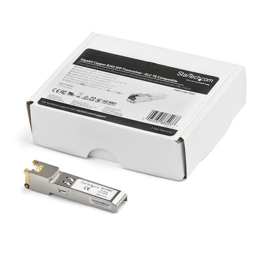 Transceptor SFP StarTech.com GLCTEST | 1000BASE-T RJ45, 100m, Temperatura Extendida