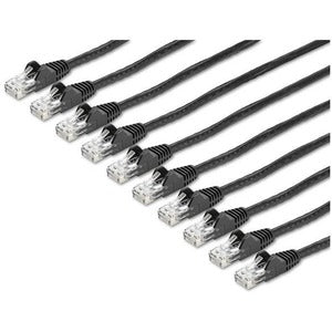 Cable de Red RJ45 StarTech.com N6PATCH15BK10PK | 4.6m, Paquete de 10 Unidades