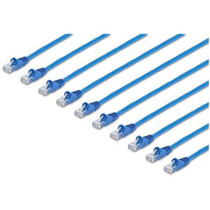 Cable de Red RJ45 StarTech.com N6PATCH5BL10PK | 1.5m, Paquete de 10 Unidades