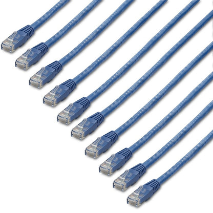 Cable de Red StarTech.com C6PATCH6BL10PK | Cat6, 1.8m, Paquete de 10