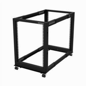Rack 15U StarTech.com 4POSTRACK15U | Acero Laminado, Capacidad 300kg