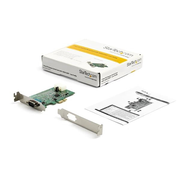Tarjeta PCI Express StarTech.com PEX1S953LP | 1 Puerto Serial RS232, Compatible con PC y Linux