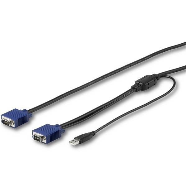 Cable KVM StarTech.com RKCONSUV6 | 1.8 m, Soporta 1920 x 1200, VGA y USB