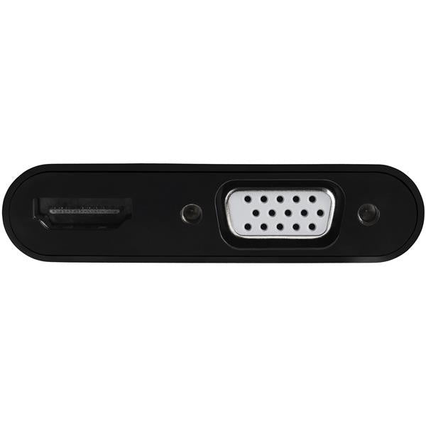 Startech.com Mdp2vgahd20 Convertidor Mini Displayport a HDMI o VGA - 4k 60hz - Adaptador Mdp - Negro