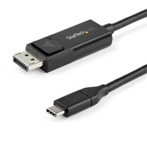 Cable Adaptador StarTech.com USB-C a DisplayPort 1.2 | 4K a 60Hz, Bidireccional 1m