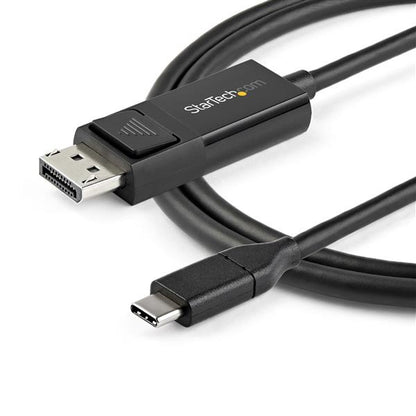 Cable Adaptador StarTech.com USB-C a DisplayPort 1.2 | 4K a 60Hz, Bidireccional 1m