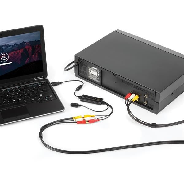 Startech.com Svid2usb232 Adaptador de Captura de Video USB - Video Compuesto / S-VIDEO a USB 2.0 - Funciones: Captura de Vídeo - 720 X 576 - Ntsc, Pal, Secam - Mpeg-1, Mpeg-2, Mpeg-4, Vhs, Dvd -