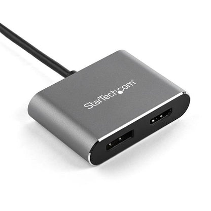 Startech.com Cdp2dphd Adaptador Convertidor de Video Multipuertos USB-C a Hdmi/displayport - 4k 60hz - 3840 X 2160 Supported - Gris
