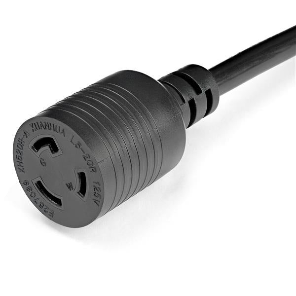 Cable de Extensión StarTech.com PAC520PLR1 | Nema L5-20R a Nema 5-20P, 30CM, 12AWG