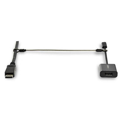 Startech.com Cable de Seguridad Ajustable para Atar - Paquete de 5 Sujetadores en Acero Antirrobo y Fundas Termoencogibles - Cable para Atar - 299.7MM Longitud - Acero, Cloruro de Polivinilo (pvc)