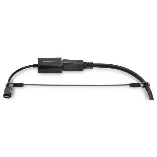 Startech.com Cable de Seguridad Ajustable para Atar - Paquete de 10 Sujetadores en Acero Antirrobo y Fundas Termoencogibles - Cable para Atar - 299.7MM Longitud - Acero, Cloruro de Polivinilo (pvc)