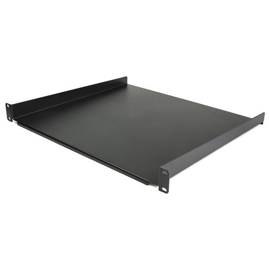 Startech.com Charola Cantilever de 1u para Rack - de 16 Pulgadas de Profundidad - Bandeja Voladiza para Rack de 19 Pulgadas - 20kg - Acero Laminado en Frío - 20.05kg Capacidad Máxima de Peso