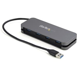 Hub USB 3.0 StarTech.com HB30AM4AB | 4 Puertos USB-A, 5Gbps, Soporte UASP