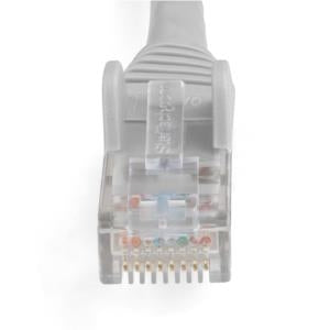 Startech.com Cable Ethernet Cat 6 de 3 Metros - Lszh - Cable de Red Patch Cat6 Utp Rj45 Poe de 100w 10 Gbe Sin Enganches Gris, Etl - Cable For Dispositivo de Red, Servidor, Router, Dispositivo de