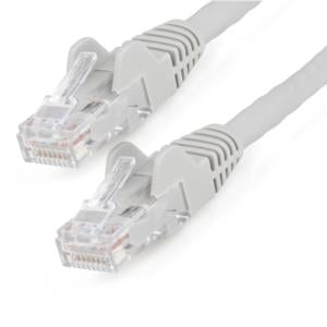 Startech.com Cable Ethernet Cat 6 de 5 Metros - Lszh - Cable de Red Patch Cat6 Utp Rj45 Poe de 100w 10 Gbe Sin Enganches Gris, Etl - Cable For Dispositivo de Red, Servidor, Router, Dispositivo de