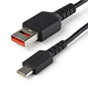 Startech.com Cable de Carga de 1m con Seguridad - Cable Adaptador USB a USB-C de Carga Solamente con Bloqueo de Datos para Teléfono/tablet - Cable For Smartphone, Tableta, Dispositivo Móvil,