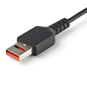 Startech.com Cable de Carga de 1m con Seguridad - Cable Adaptador USB a USB-C de Carga Solamente con Bloqueo de Datos para Teléfono/tablet - Cable For Smartphone, Tableta, Dispositivo Móvil,