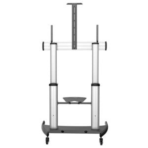 Startech.com Soporte Móvil para Tv - Carro Universal de Alta Resistencia para Tv de 60-100" (100kg) - Stand con Ruedas y Altura Ajustable - Hasta 254CM (100") para Pantalla Plana - 100kg Capacidad de