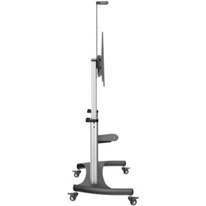 Startech.com Soporte Móvil para Tv - Carro Universal de Alta Resistencia para Tv de 60-100" (100kg) - Stand con Ruedas y Altura Ajustable - Hasta 254CM (100") para Pantalla Plana - 100kg Capacidad de