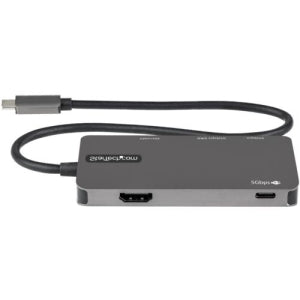 Dock Mini StarTech.com DKT30CHSDPD | USB-C a HDMI 4K, PD Pass-Through 100W, 3x USB 3.0