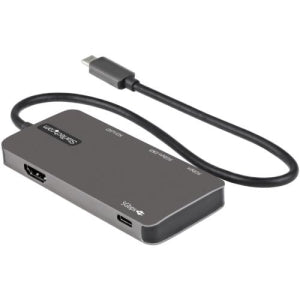 Dock Mini StarTech.com DKT30CHSDPD | USB-C a HDMI 4K, PD Pass-Through 100W, 3x USB 3.0