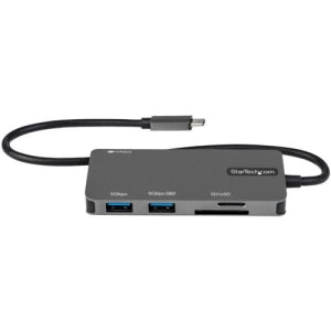 Dock Mini StarTech.com DKT30CHSDPD | USB-C a HDMI 4K, PD Pass-Through 100W, 3x USB 3.0