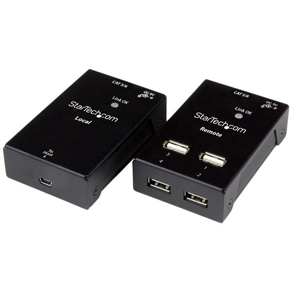 Extensor USB 2.0 StarTech.com USB2004EXTV | 4 Puertos, Hasta 40 Metros