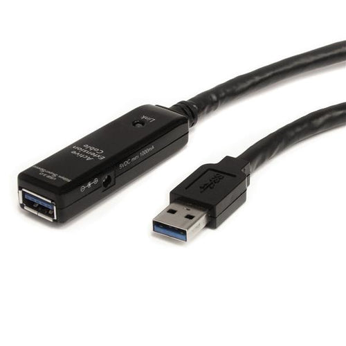Cable Extensor USB 3.0 StarTech.com USB3AAEXT10M | 10m, 5Gbps Superspeed, Apantallado