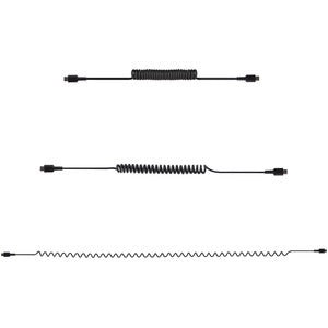 Startech.com Cable de 1m de Carga USB C a USB C, Cable USB Tipo C en Espiral de Carga Rápida y Servicio Pesado, Cable USB 2.0 Usbc Negro - Cable For Dispositivo Móvil, Ipad Pro, Ipad Mini, Smartphone