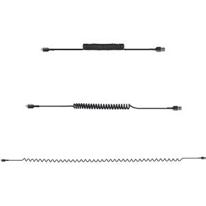 Startech.com Cable de 1m USB a Lightning en Espiral con Certificación Mfi Negro - Cable Lightning en Espiral de Carga para Iphone - Cable For Dispositivo Móvil, Iphone, Ipad Air, Ipad, Ipad Mini,